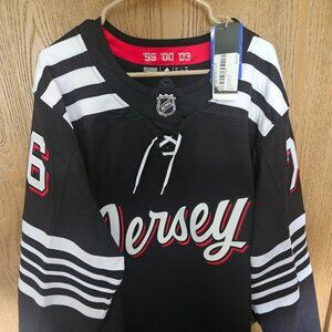 NWT P.K. Subban New Jersey Devils adidas Alternate Authentic Player Jersey XL